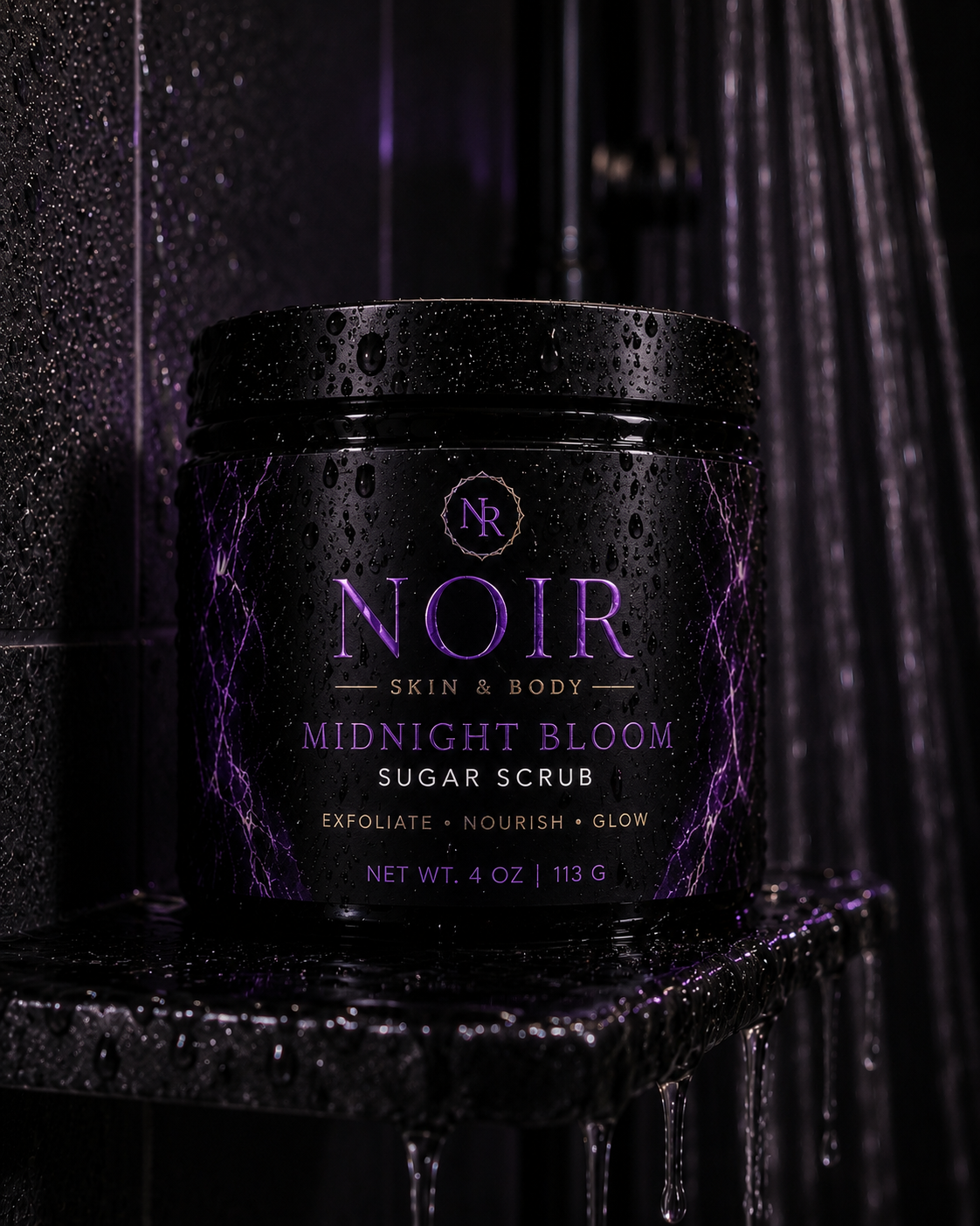 NOIR Skin & Body — Midnight Bloom Sugar Scrub